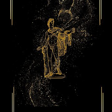 Artwork thumbnail, Apollon Devotional Print – Celestial Hellenic Polytheism by AspiringTenthMuse