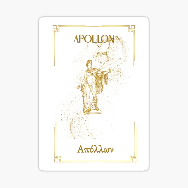 Item preview, Apollon Devotional Print – Celestial Hellenic Polytheism designed and sold by AspiringTenthMuse.