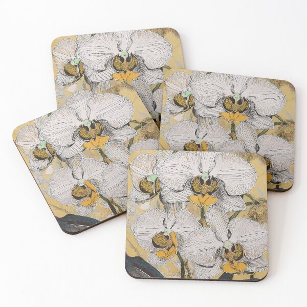 Item preview, White Orchid Flowers designed and sold by Adam Regester.