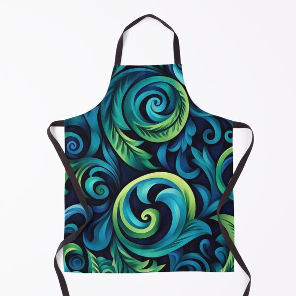 Artikelvorschau, Neuseeland Māori Paua Muster Koru Design 377 entworfen und verkauft von GrinGalore.