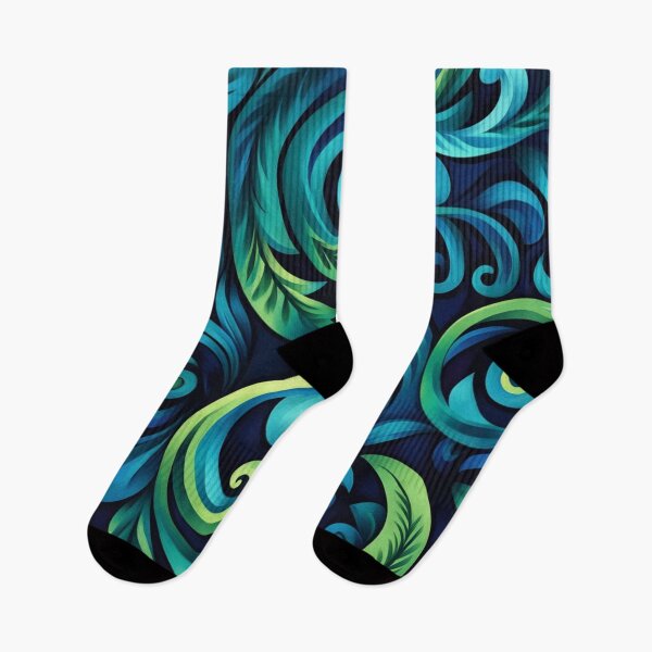 Artikelvorschau, Neuseeland Māori Paua Muster Koru Design 377 entworfen und verkauft von GrinGalore.