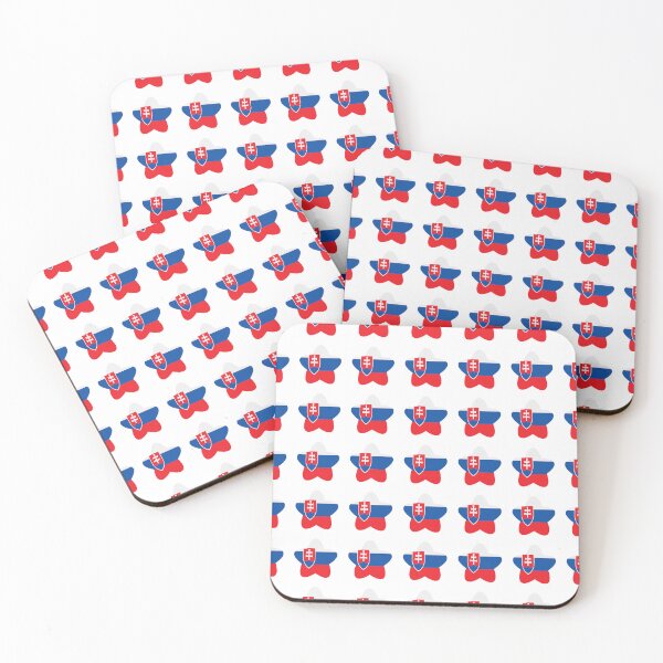 Item preview, Slovakia Flag Star Pattern designed and sold by TheIconSmith.