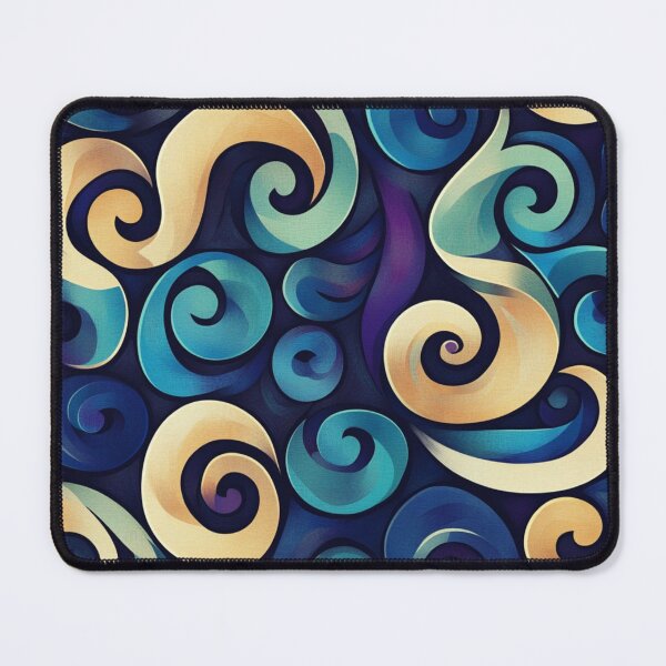 Item preview, New Zealand Māori Paua Pattern Koru Design 378 designed and sold by GrinGalore.