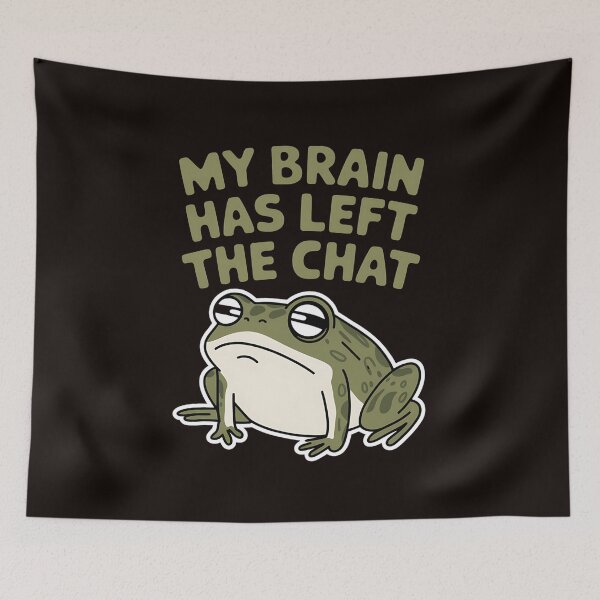 Item preview, My Brain Has Left The Chat Funny designed and sold by MAKOPOKOShop.