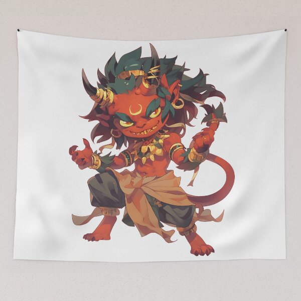 Item preview, Hindu Mythology Art: Evil Rakshasa designed and sold by bapupa.