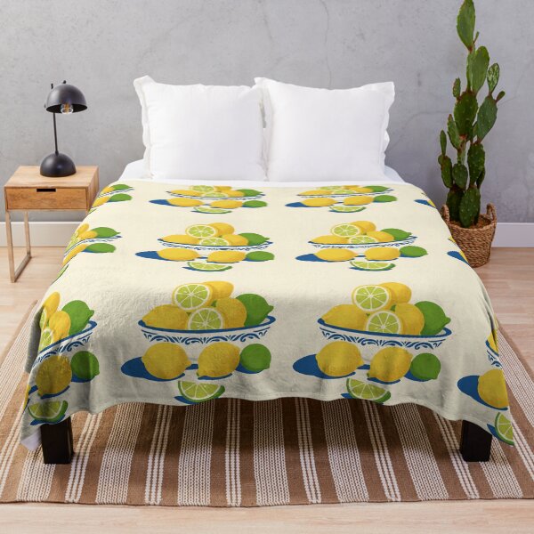 Item preview, Zesty Lemon & Lime Citrus Pattern designed and sold by SpicyGraphicArt.