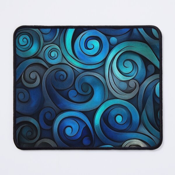 Item preview, New Zealand Māori Paua Pattern Koru Design 380 designed and sold by GrinGalore.
