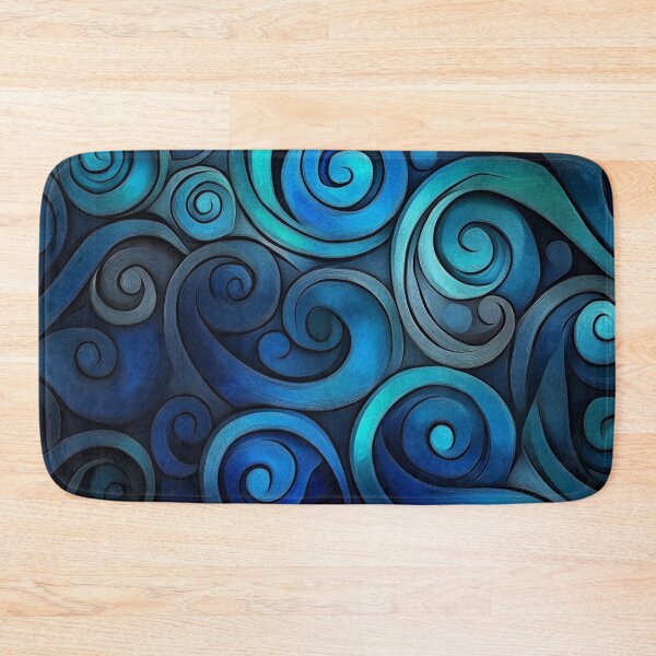 Item preview, New Zealand Māori Paua Pattern Koru Design 380 designed and sold by GrinGalore.