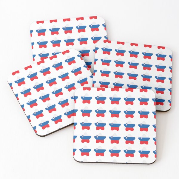 Item preview, Slovenia Flag Star Pattern designed and sold by TheIconSmith.