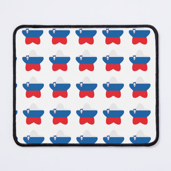 Item preview, Slovenia Flag Star Pattern designed and sold by TheIconSmith.