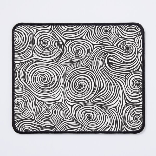 Item preview, A hypnotic black-and-white swirl pattern design. designed and sold by HEMRO.