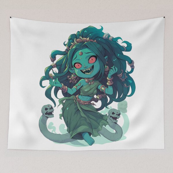 Item preview, Hindu Mythology Art: Vetala Vampire Spirit designed and sold by bapupa.