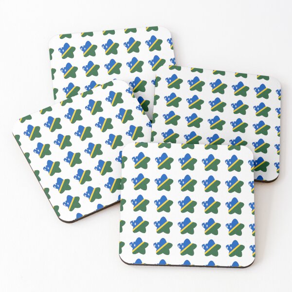 Item preview, Solomon Islands Flag Star Pattern designed and sold by TheIconSmith.