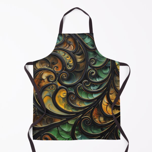 Artikelvorschau, Neuseeland Māori Paua Muster Koru Design 384 entworfen und verkauft von GrinGalore.