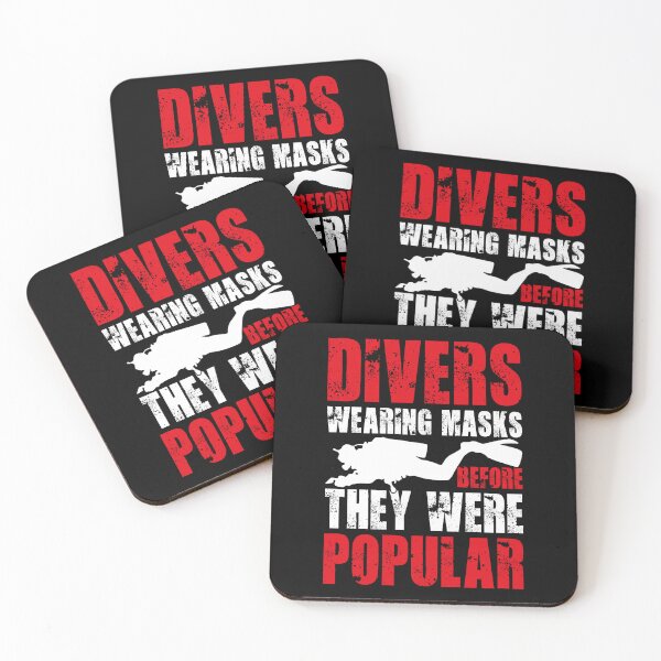 Item preview, Divers Funny Scuba Diving Typography designed and sold by Back2Collage.