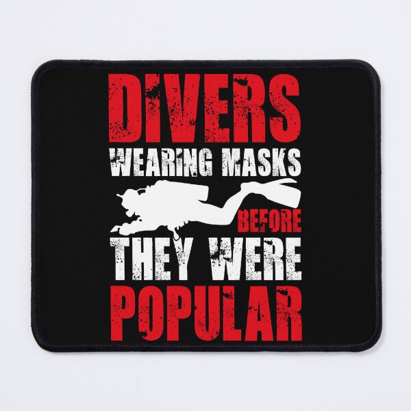 Item preview, Divers Funny Scuba Diving Typography designed and sold by Back2Collage.