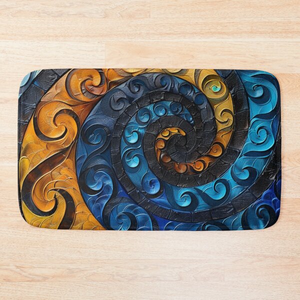 Item preview, New Zealand Māori Paua Pattern Koru Design 385 designed and sold by GrinGalore.