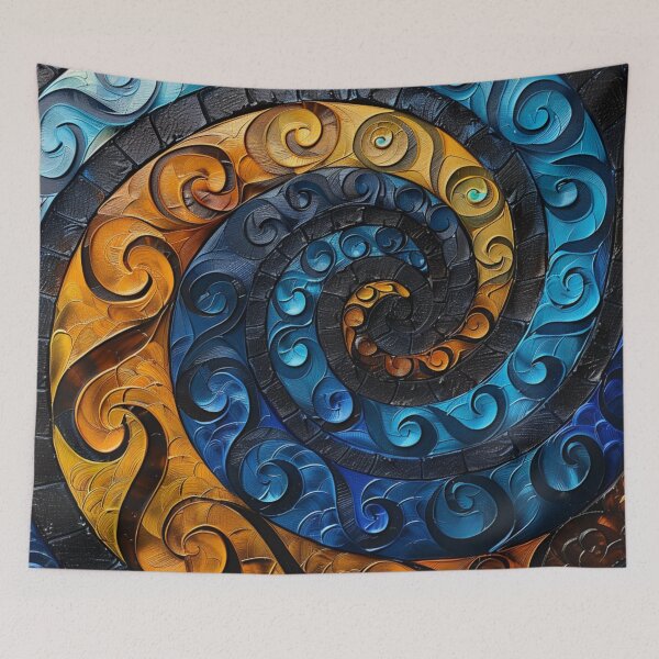 Item preview, New Zealand Māori Paua Pattern Koru Design 385 designed and sold by GrinGalore.