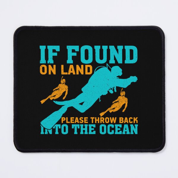 Item preview, Divers Funny Scuba Diving Typography designed and sold by Back2Collage.