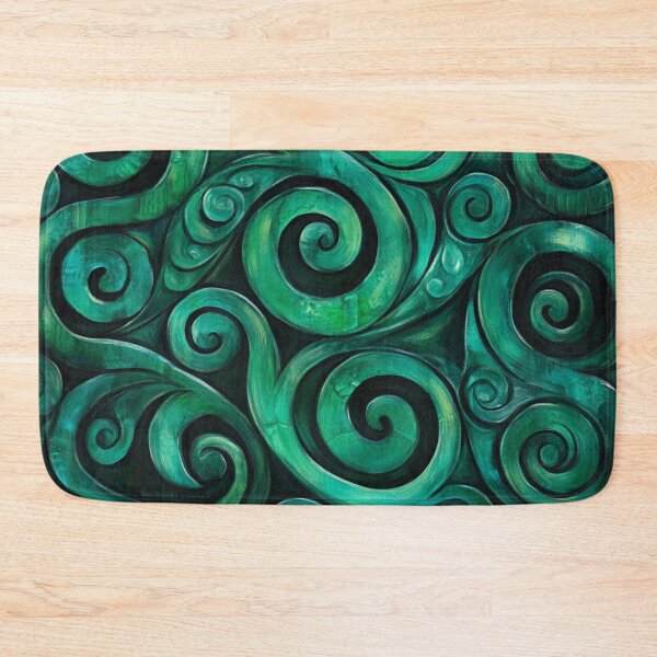 Item preview, New Zealand Māori Paua Pattern Koru Design 386 designed and sold by GrinGalore.
