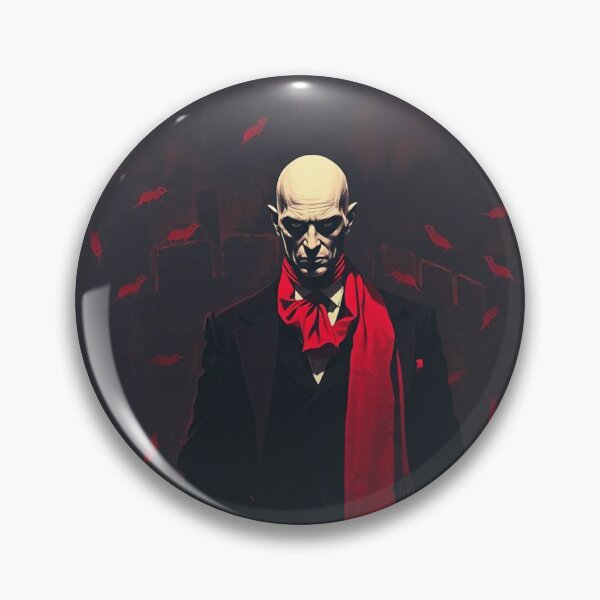 Item preview, Nosferatu the evil Vampire conceptual illustration Halloween art designed and sold by Vintage Designs +.