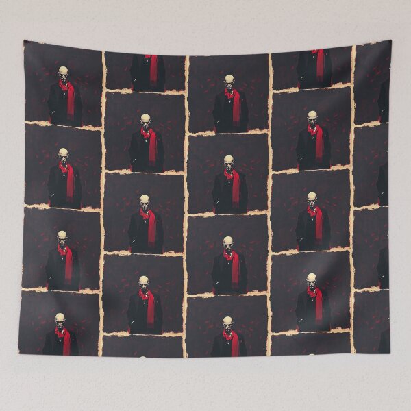 Item preview, Nosferatu the evil Vampire conceptual illustration Halloween art designed and sold by Vintage Designs +.