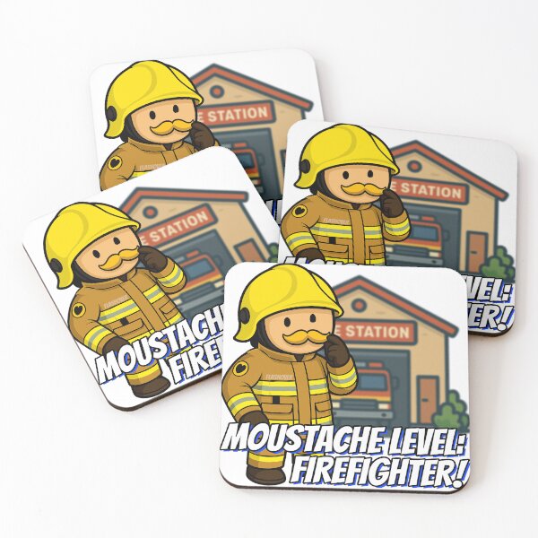 Item preview, Moustache level - Firefighter Urban designed and sold by Flashover.