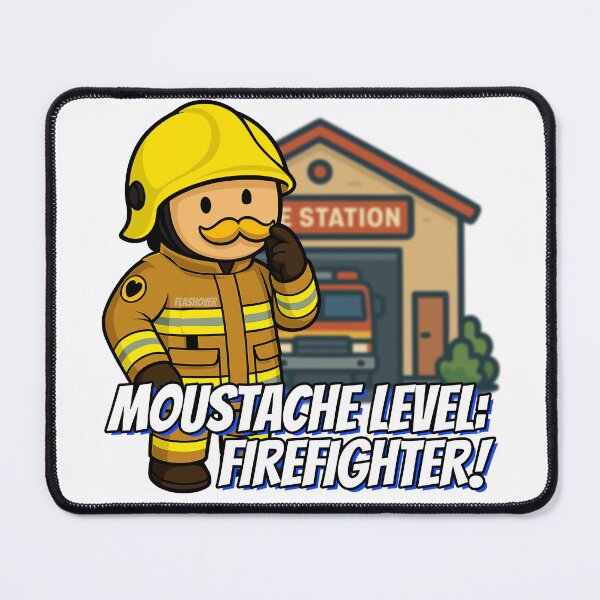 Item preview, Moustache level - Firefighter Urban designed and sold by Flashover.