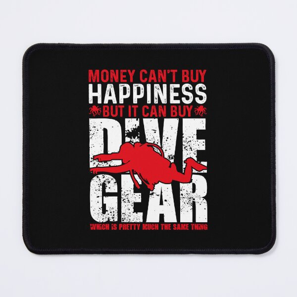 Item preview, Divers Funny Scuba Diving Typography Art designed and sold by Back2Collage.