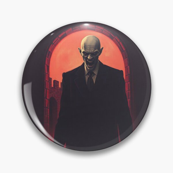 Item preview,  Nosferatu the evil Vampire conceptual illustration Halloween art designed and sold by Vintage Designs +.