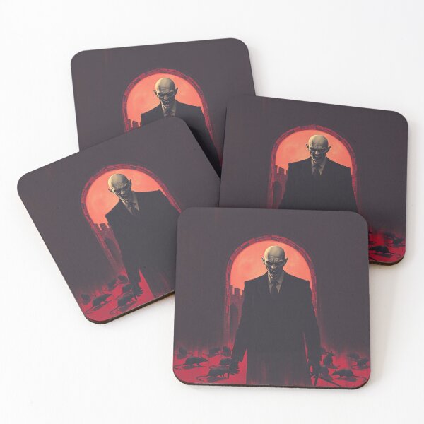 Item preview,  Nosferatu the evil Vampire conceptual illustration Halloween art designed and sold by Vintage Designs +.