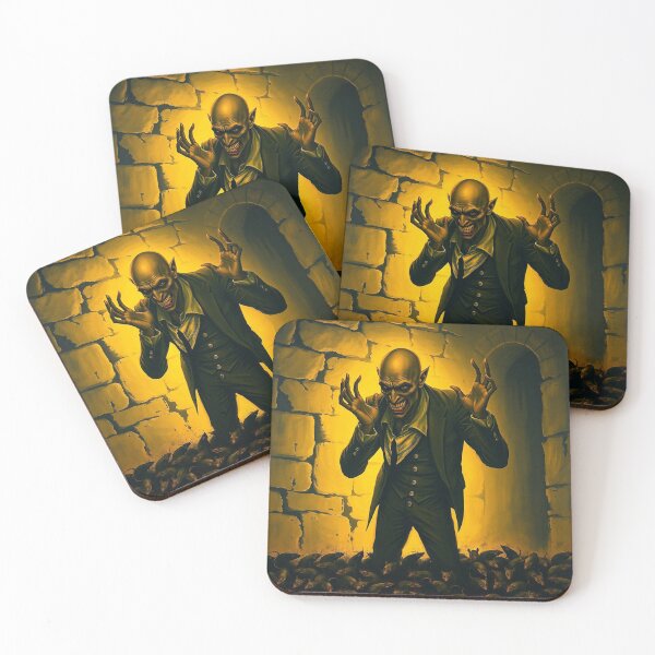 Item preview,  Nosferatu the evil Vampire conceptual illustration Halloween art designed and sold by Vintage Designs +.