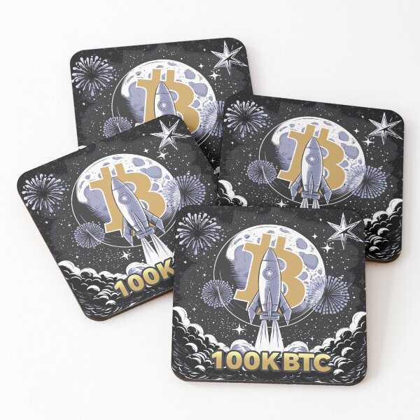 Item preview, Bitcoin reaching 100k and going beyond, bitcoin crypto designed and sold by NoetherSym.