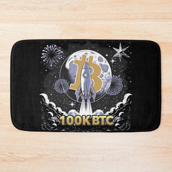Item preview, Bitcoin reaching 100k and going beyond, bitcoin crypto designed and sold by NoetherSym.