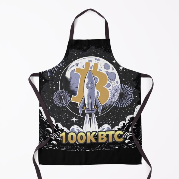 Item preview, Bitcoin reaching 100k and going beyond, bitcoin crypto designed and sold by NoetherSym.