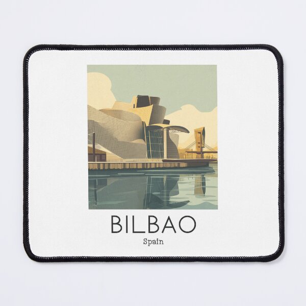 Item preview, A Vintage Travel Art of Bilbao - Spain  designed and sold by GoodOldVintage.