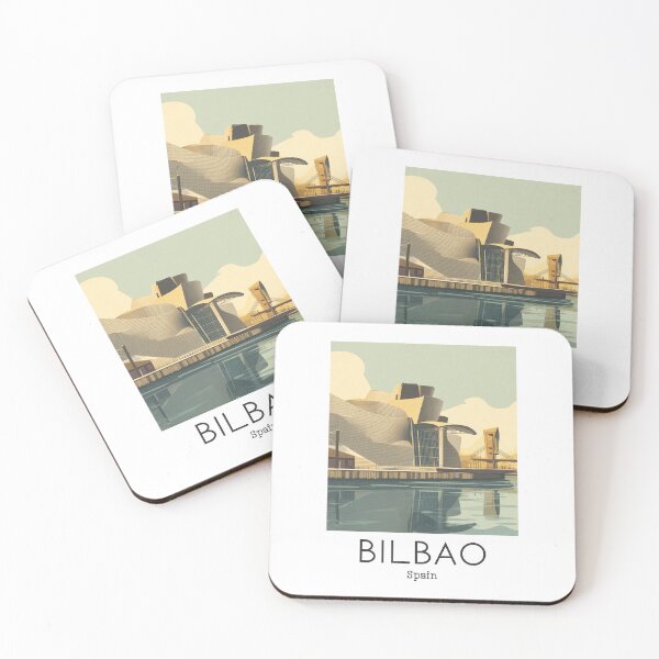Item preview, A Vintage Travel Art of Bilbao - Spain  designed and sold by GoodOldVintage.