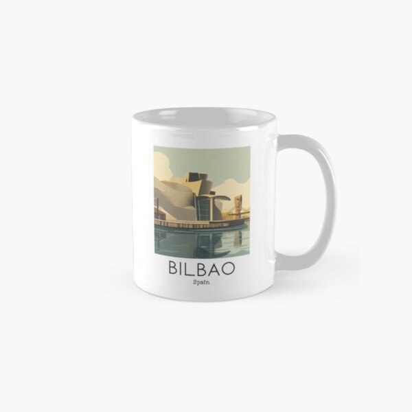Vista previa del artículo con la obra «Arte de viaje vintage de Bilbao, España», diseñado y vendido por GoodOldVintage.