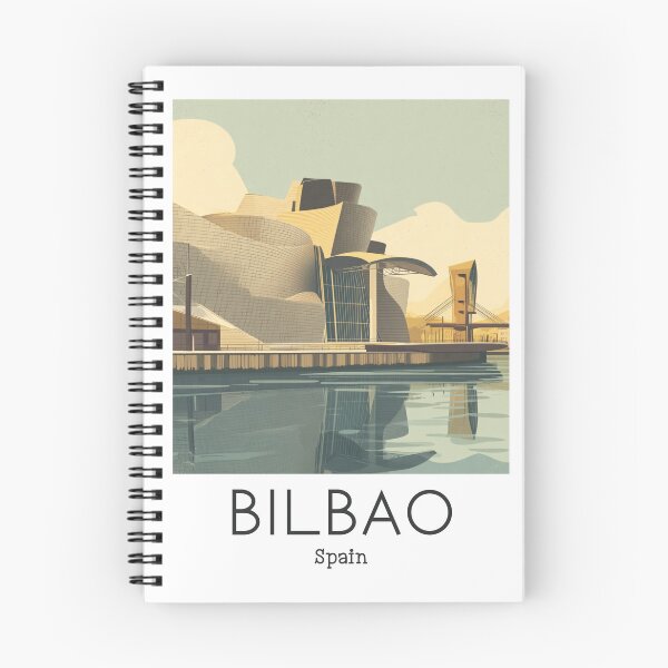 Item preview, A Vintage Travel Art of Bilbao - Spain  designed and sold by GoodOldVintage.