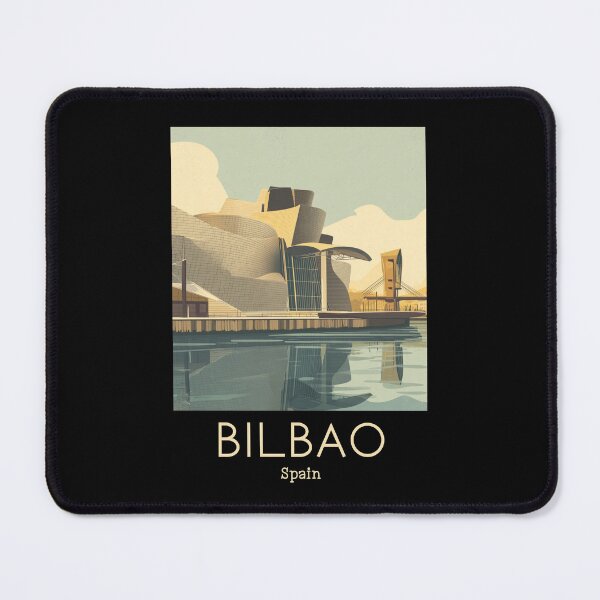 Item preview, A Vintage Travel Art of Bilbao - Spain  designed and sold by GoodOldVintage.