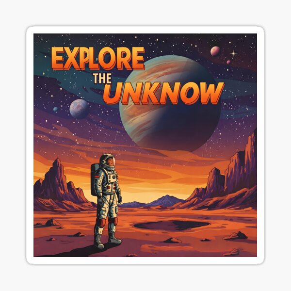 Item preview, Journey to the Unknown: Space Explorer designed and sold by Astral-Artisan.