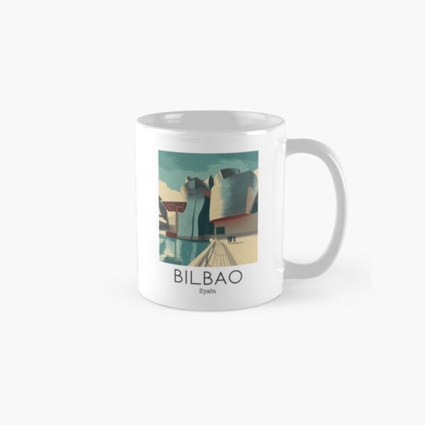 Vista previa del artículo con la obra «Arte de viaje vintage de Bilbao, España», diseñado y vendido por GoodOldVintage.