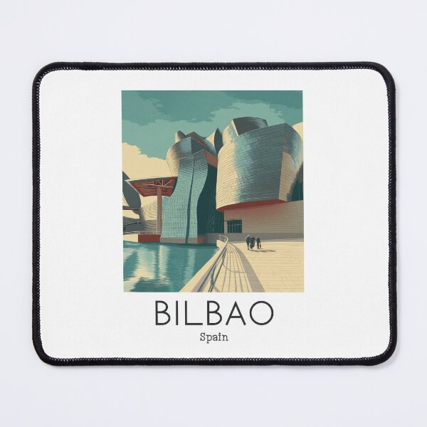 Item preview, A Vintage Travel Art of Bilbao - Spain  designed and sold by GoodOldVintage.