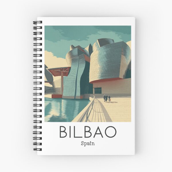 Item preview, A Vintage Travel Art of Bilbao - Spain  designed and sold by GoodOldVintage.