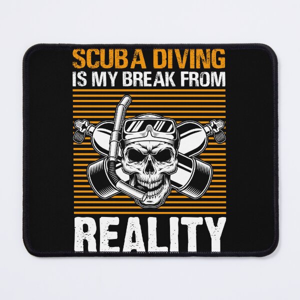 Item preview, Diving Retro Scuba Diving Art designed and sold by Back2Collage.
