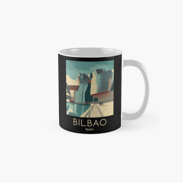 Vista previa del artículo con la obra «Arte de viaje vintage de Bilbao, España», diseñado y vendido por GoodOldVintage.