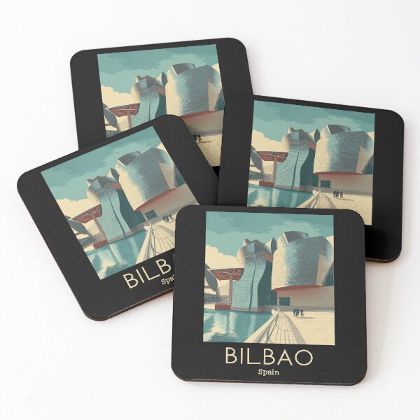 Item preview, A Vintage Travel Art of Bilbao - Spain  designed and sold by GoodOldVintage.