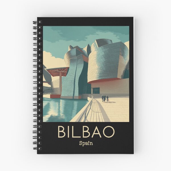 Item preview, A Vintage Travel Art of Bilbao - Spain  designed and sold by GoodOldVintage.