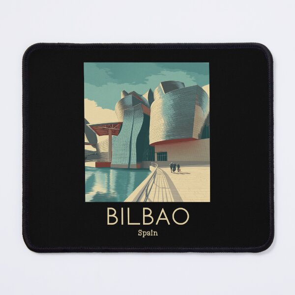 Item preview, A Vintage Travel Art of Bilbao - Spain  designed and sold by GoodOldVintage.