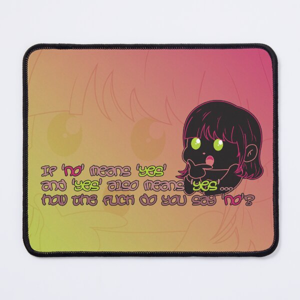 Item preview, "If No Means Yes" – Sarcastic Quote About Consent with Chibi Graffiti Style designed and sold by SimonaArtDesign.